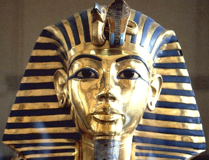 3.1 Ancient. Fields: Egyptian Mythology, Greek Mythology, etc.  Image: Pharaoh Tutankhamon in the Egyptian Museum, Cairo. Credit: Jon Bodsworth.