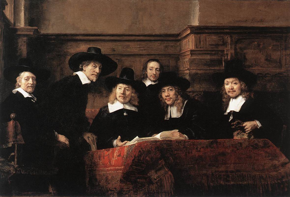 3.3 Management & Administration. Fields:  Business Studies, Management Studies. Image: Officials of the Drapers Guild, 1662, Rembrandt.
