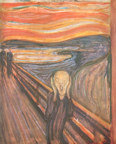 Ethics - The Scream; a painting by Edvard Munch, 1893