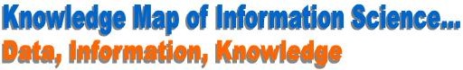 Knowledge Map of Information Science: Data, Information, Knowledge